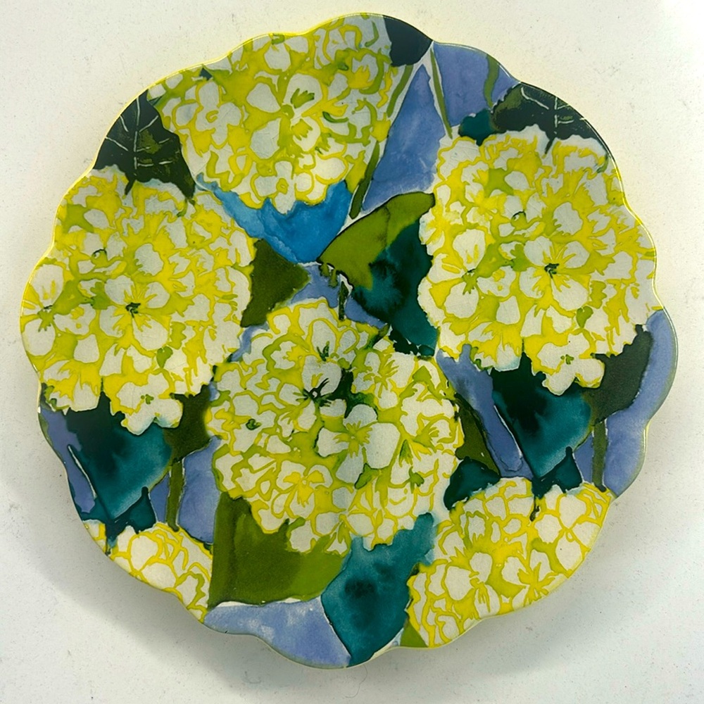 Livia Floral Dessert Plates, set of 3